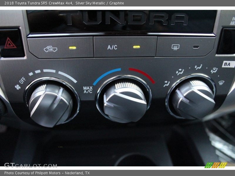 Silver Sky Metallic / Graphite 2018 Toyota Tundra SR5 CrewMax 4x4