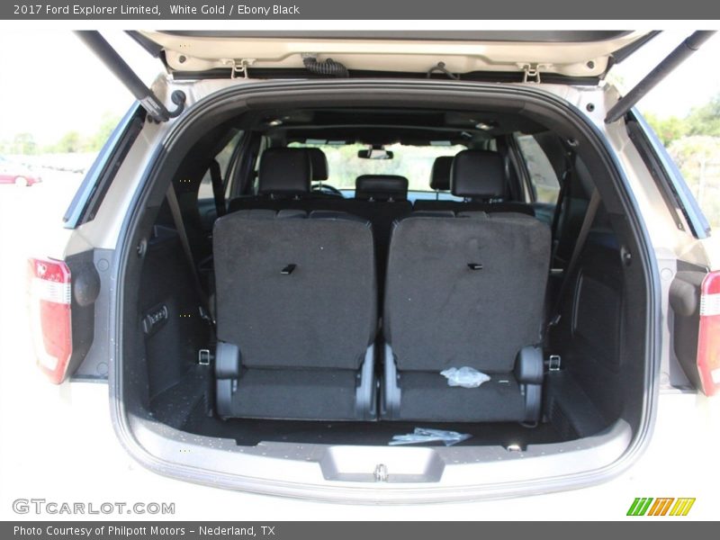White Gold / Ebony Black 2017 Ford Explorer Limited