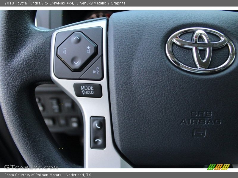 Silver Sky Metallic / Graphite 2018 Toyota Tundra SR5 CrewMax 4x4