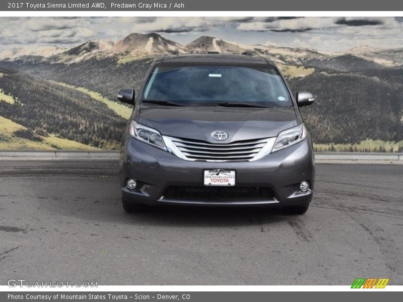 Predawn Gray Mica / Ash 2017 Toyota Sienna Limited AWD