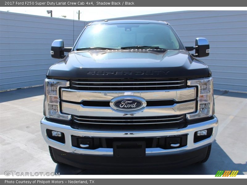 Shadow Black / Black 2017 Ford F250 Super Duty Lariat Crew Cab 4x4