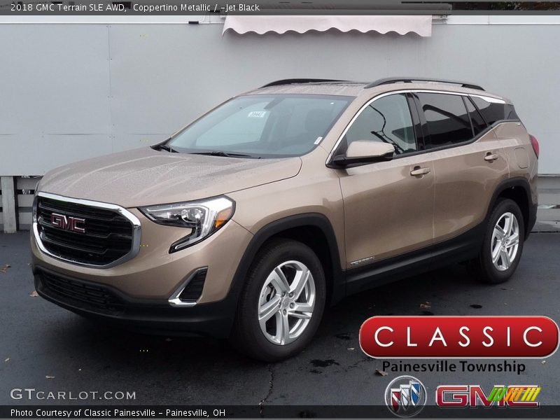 Coppertino Metallic / ­Jet Black 2018 GMC Terrain SLE AWD