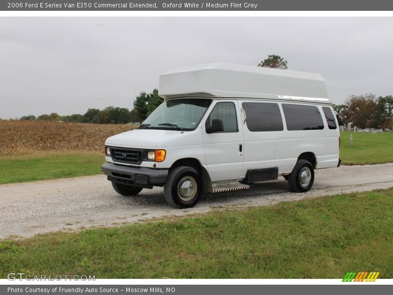 Oxford White / Medium Flint Grey 2006 Ford E Series Van E350 Commercial Extended