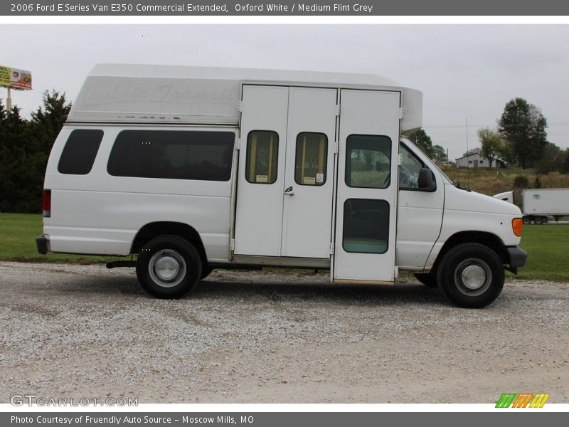 Oxford White / Medium Flint Grey 2006 Ford E Series Van E350 Commercial Extended