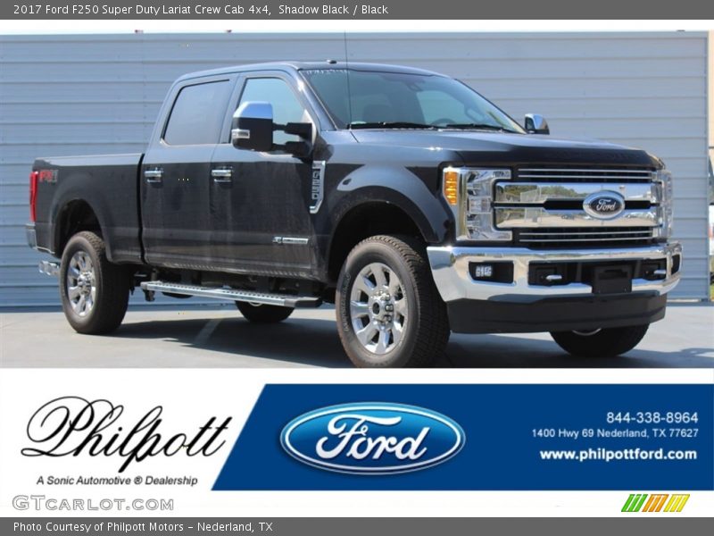 Shadow Black / Black 2017 Ford F250 Super Duty Lariat Crew Cab 4x4