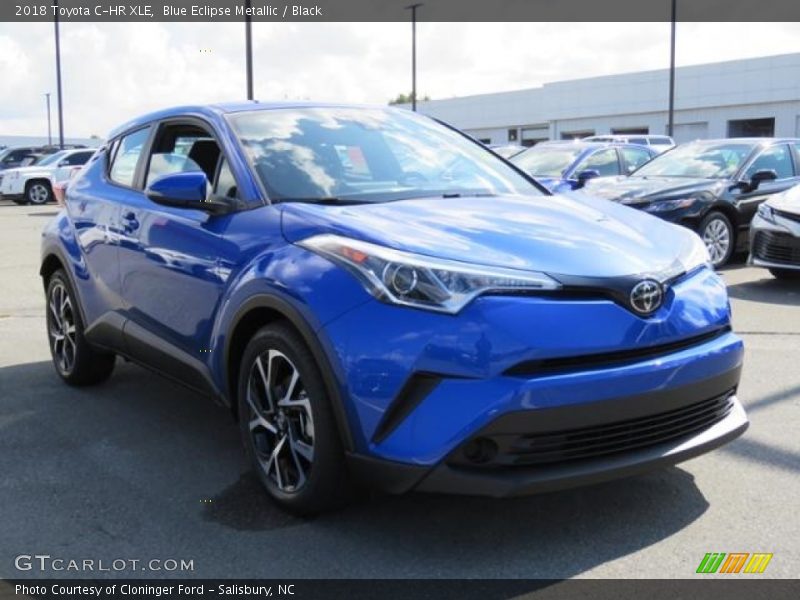 Blue Eclipse Metallic / Black 2018 Toyota C-HR XLE