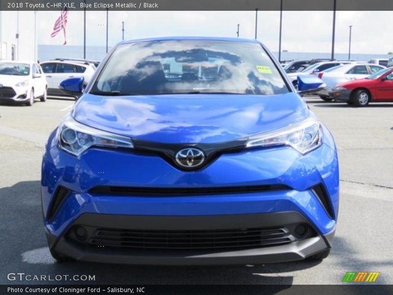 Blue Eclipse Metallic / Black 2018 Toyota C-HR XLE