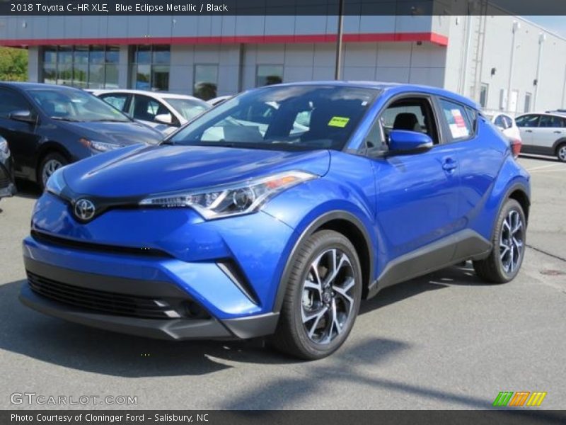 Blue Eclipse Metallic / Black 2018 Toyota C-HR XLE