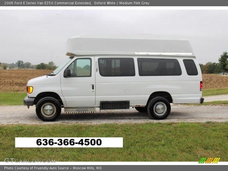 Oxford White / Medium Flint Grey 2006 Ford E Series Van E350 Commercial Extended