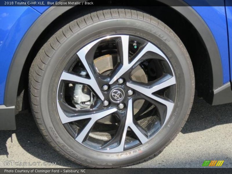 Blue Eclipse Metallic / Black 2018 Toyota C-HR XLE