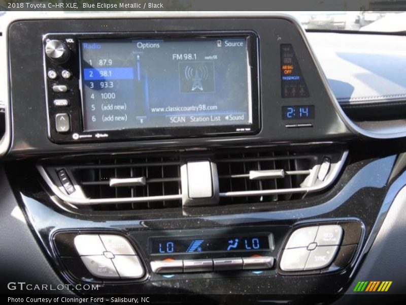Blue Eclipse Metallic / Black 2018 Toyota C-HR XLE