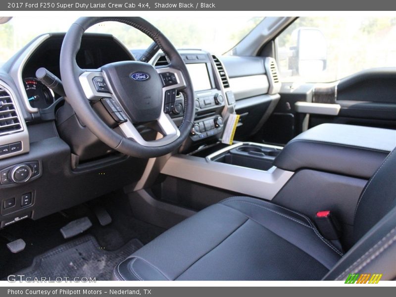 Shadow Black / Black 2017 Ford F250 Super Duty Lariat Crew Cab 4x4