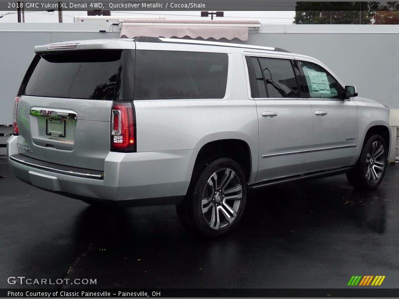 Quicksilver Metallic / Cocoa/Shale 2018 GMC Yukon XL Denali 4WD