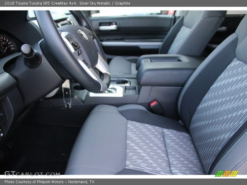 Silver Sky Metallic / Graphite 2018 Toyota Tundra SR5 CrewMax 4x4