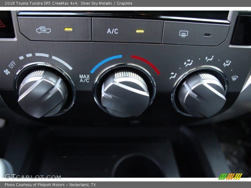 Silver Sky Metallic / Graphite 2018 Toyota Tundra SR5 CrewMax 4x4