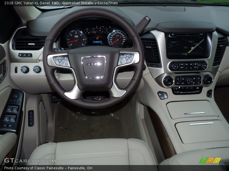 Quicksilver Metallic / Cocoa/Shale 2018 GMC Yukon XL Denali 4WD