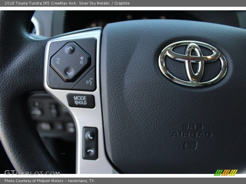 Silver Sky Metallic / Graphite 2018 Toyota Tundra SR5 CrewMax 4x4