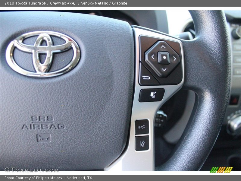 Silver Sky Metallic / Graphite 2018 Toyota Tundra SR5 CrewMax 4x4