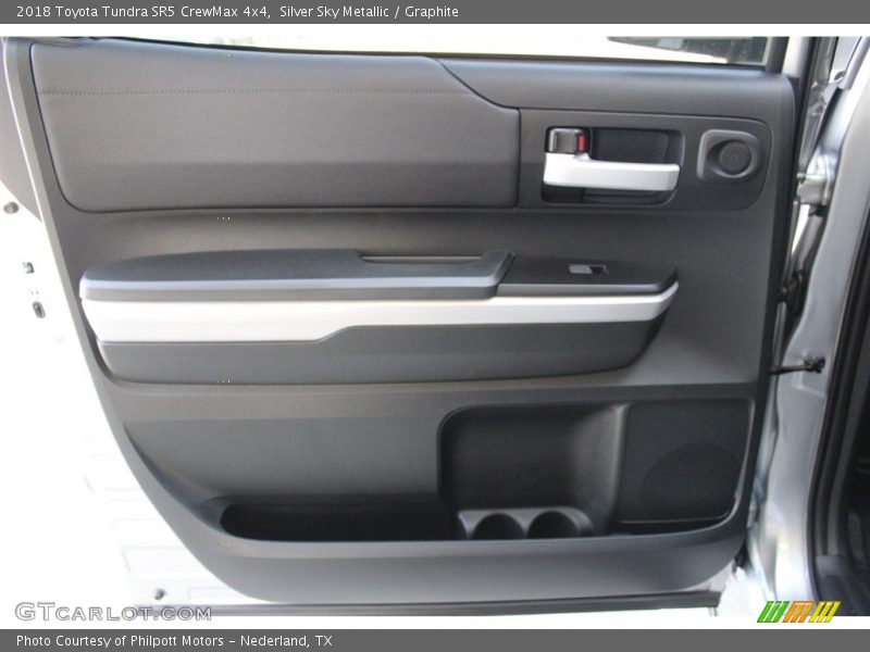 Silver Sky Metallic / Graphite 2018 Toyota Tundra SR5 CrewMax 4x4