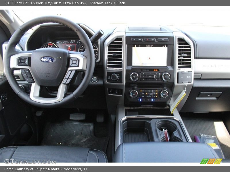 Shadow Black / Black 2017 Ford F250 Super Duty Lariat Crew Cab 4x4