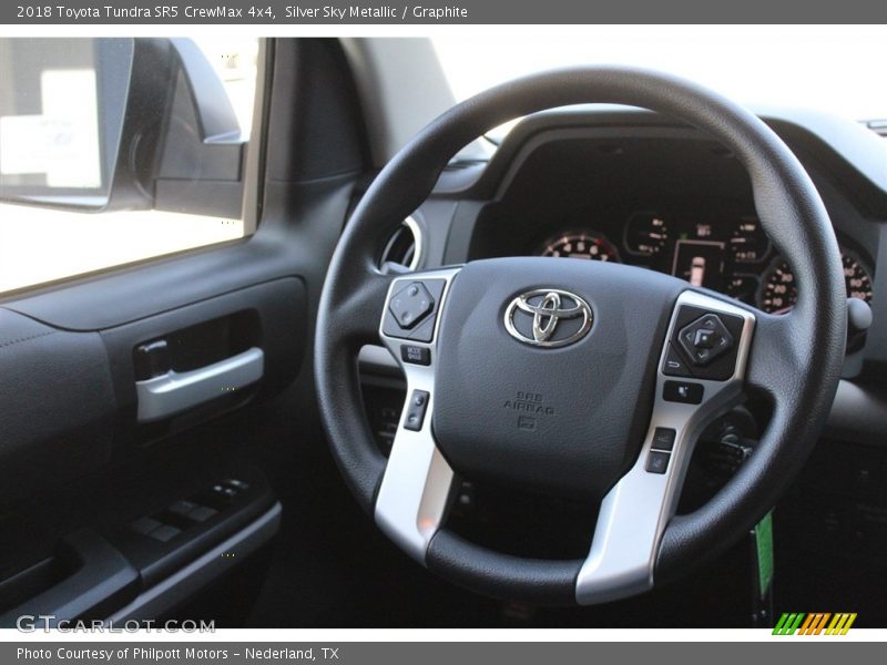 Silver Sky Metallic / Graphite 2018 Toyota Tundra SR5 CrewMax 4x4