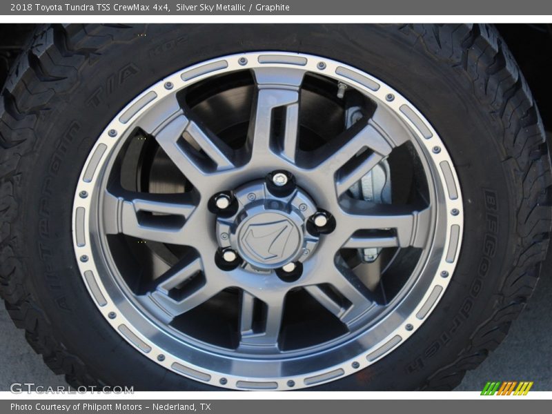 Silver Sky Metallic / Graphite 2018 Toyota Tundra TSS CrewMax 4x4
