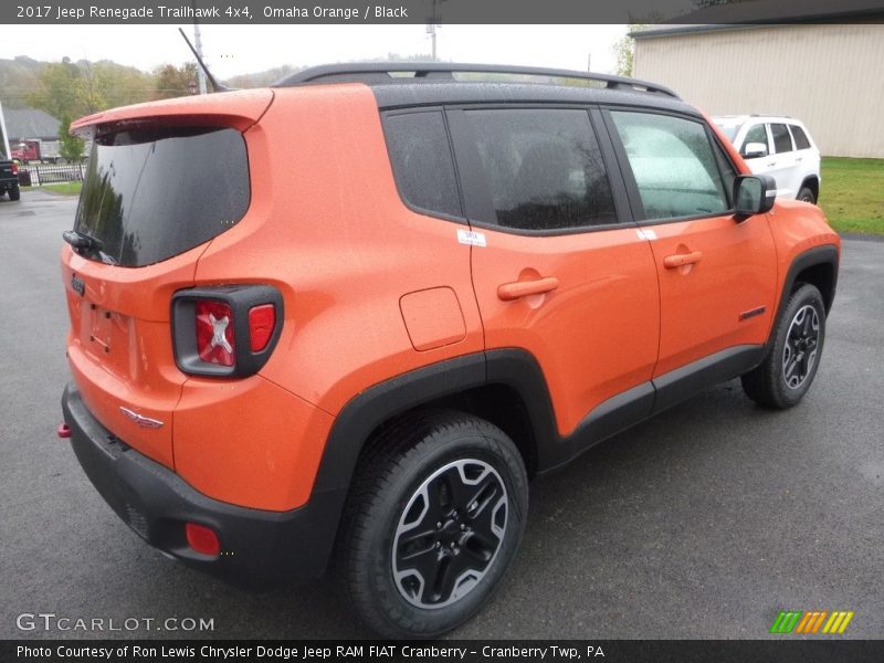 Omaha Orange / Black 2017 Jeep Renegade Trailhawk 4x4
