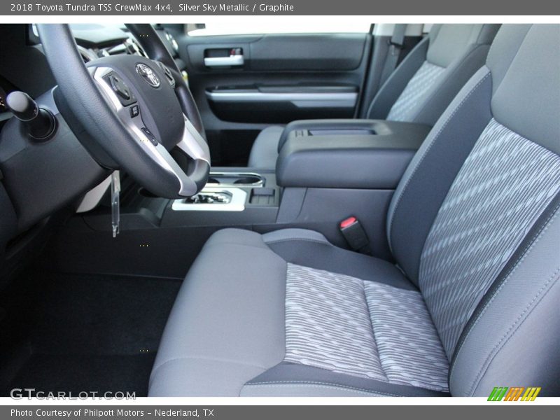 Silver Sky Metallic / Graphite 2018 Toyota Tundra TSS CrewMax 4x4