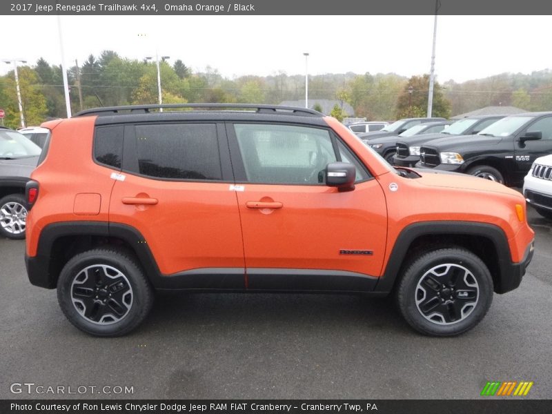 Omaha Orange / Black 2017 Jeep Renegade Trailhawk 4x4