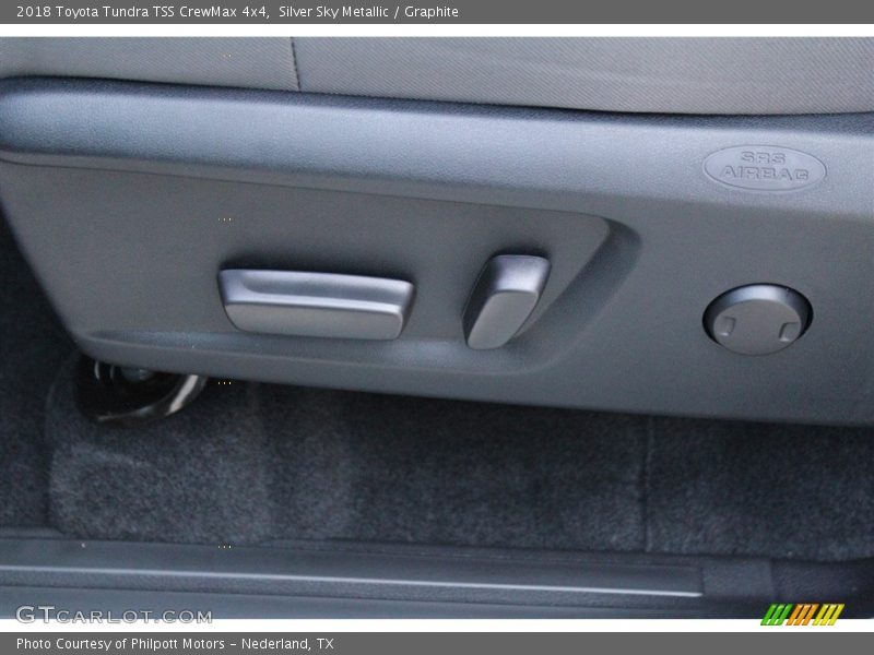 Silver Sky Metallic / Graphite 2018 Toyota Tundra TSS CrewMax 4x4