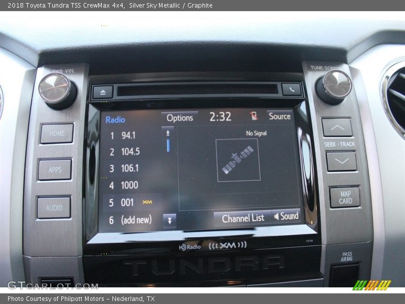 Silver Sky Metallic / Graphite 2018 Toyota Tundra TSS CrewMax 4x4