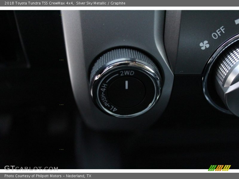 Silver Sky Metallic / Graphite 2018 Toyota Tundra TSS CrewMax 4x4