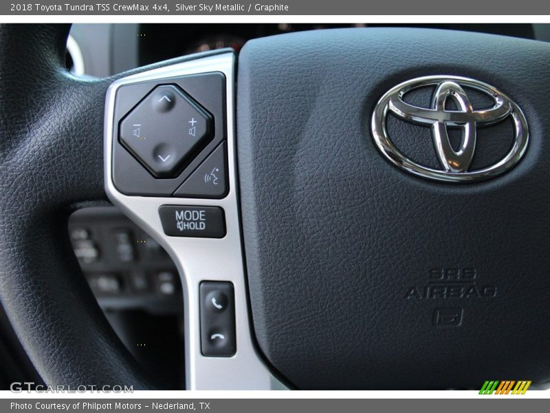 Silver Sky Metallic / Graphite 2018 Toyota Tundra TSS CrewMax 4x4