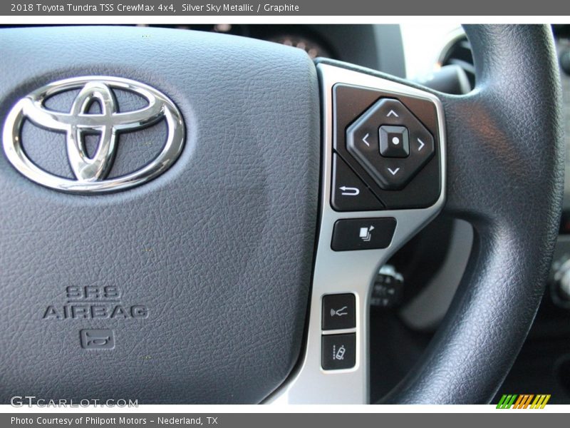 Silver Sky Metallic / Graphite 2018 Toyota Tundra TSS CrewMax 4x4