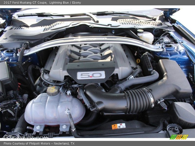  2017 Mustang GT Coupe Engine - 5.0 Liter DOHC 32-Valve Ti-VCT V8