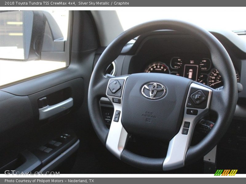 Silver Sky Metallic / Graphite 2018 Toyota Tundra TSS CrewMax 4x4