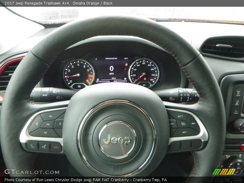 Omaha Orange / Black 2017 Jeep Renegade Trailhawk 4x4