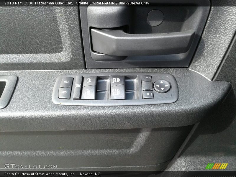 Granite Crystal Metallic / Black/Diesel Gray 2018 Ram 1500 Tradesman Quad Cab