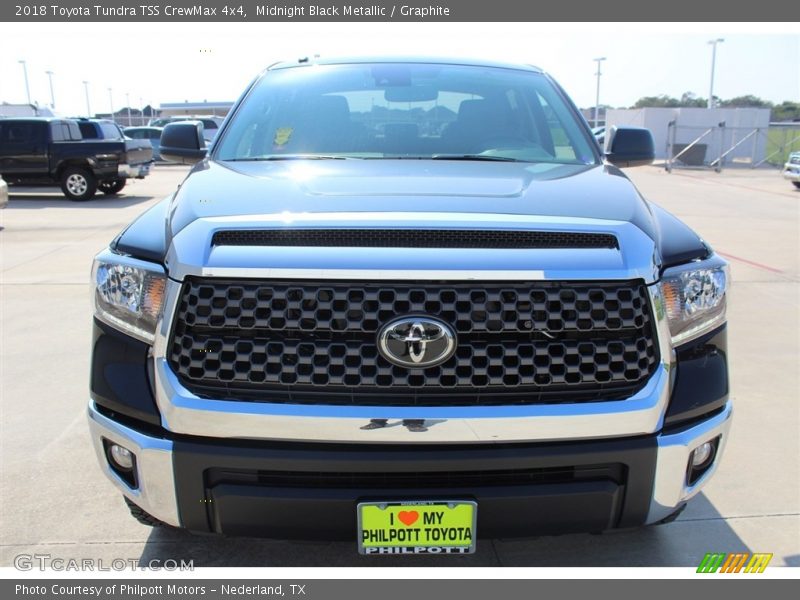 Midnight Black Metallic / Graphite 2018 Toyota Tundra TSS CrewMax 4x4