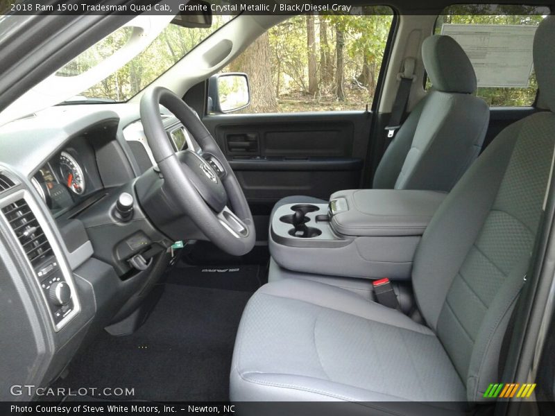 Granite Crystal Metallic / Black/Diesel Gray 2018 Ram 1500 Tradesman Quad Cab