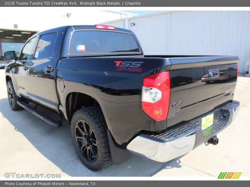 Midnight Black Metallic / Graphite 2018 Toyota Tundra TSS CrewMax 4x4