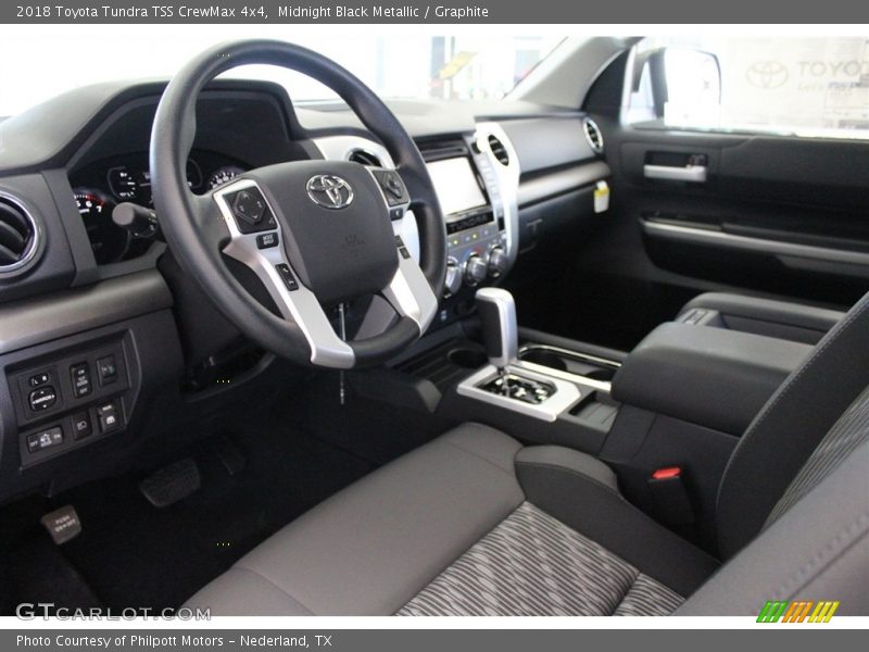 Midnight Black Metallic / Graphite 2018 Toyota Tundra TSS CrewMax 4x4