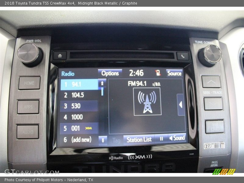 Midnight Black Metallic / Graphite 2018 Toyota Tundra TSS CrewMax 4x4