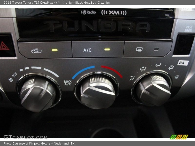 Midnight Black Metallic / Graphite 2018 Toyota Tundra TSS CrewMax 4x4