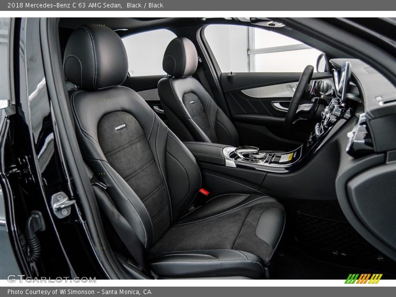Black / Black 2018 Mercedes-Benz C 63 AMG Sedan