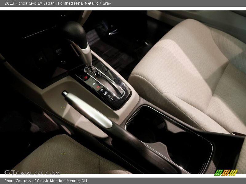 Polished Metal Metallic / Gray 2013 Honda Civic EX Sedan