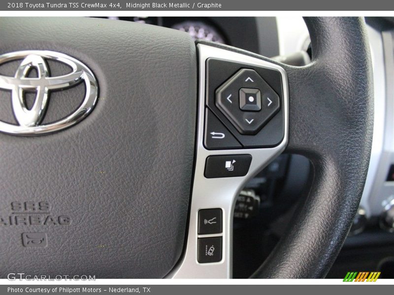Midnight Black Metallic / Graphite 2018 Toyota Tundra TSS CrewMax 4x4
