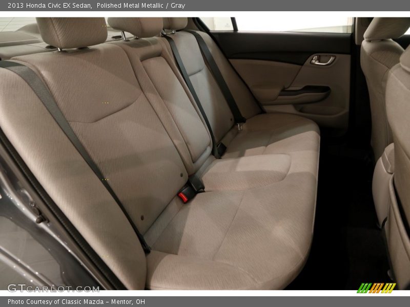 Polished Metal Metallic / Gray 2013 Honda Civic EX Sedan