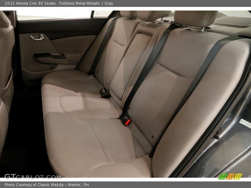 Polished Metal Metallic / Gray 2013 Honda Civic EX Sedan