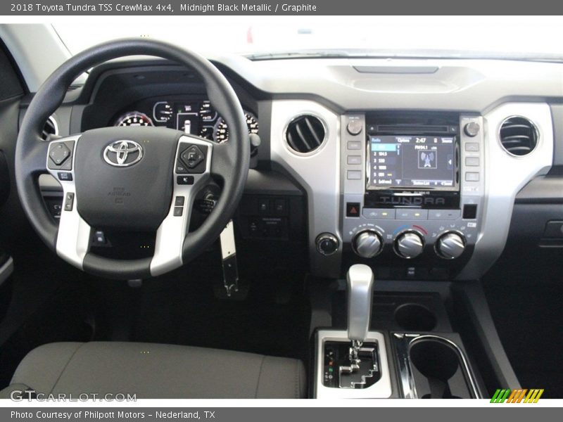 Midnight Black Metallic / Graphite 2018 Toyota Tundra TSS CrewMax 4x4